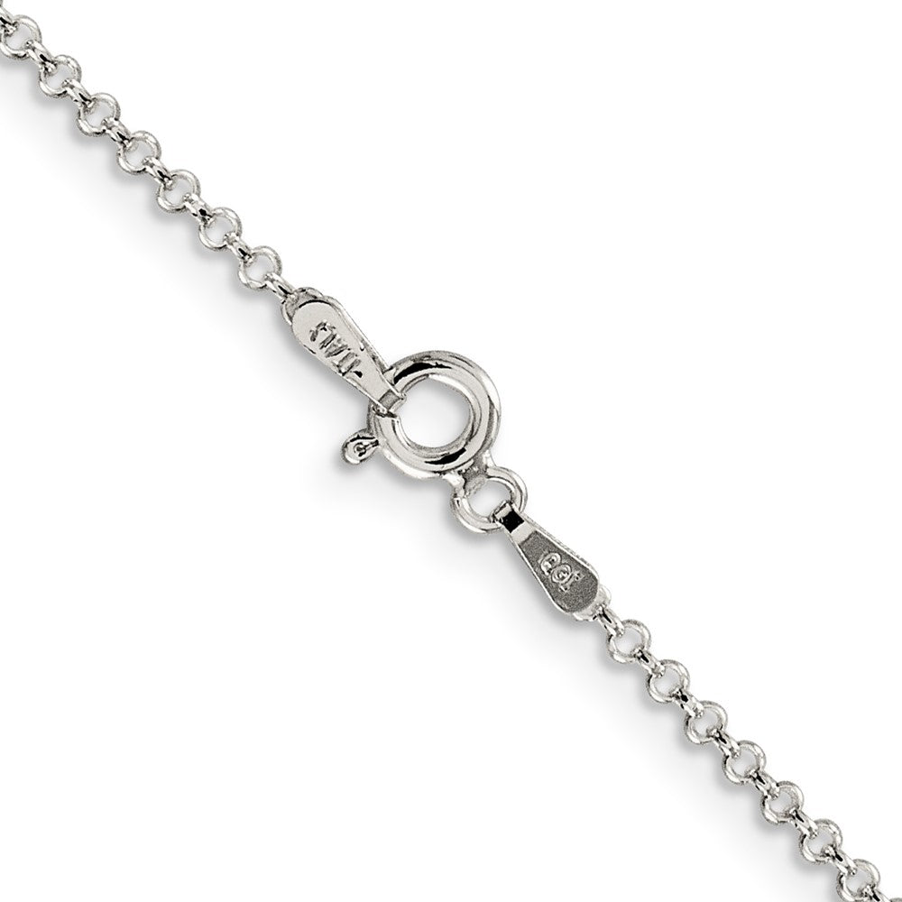 FJC Finejewelers 925 Sterling Silver Rolo Chain 24 Inches x 1.5 mm