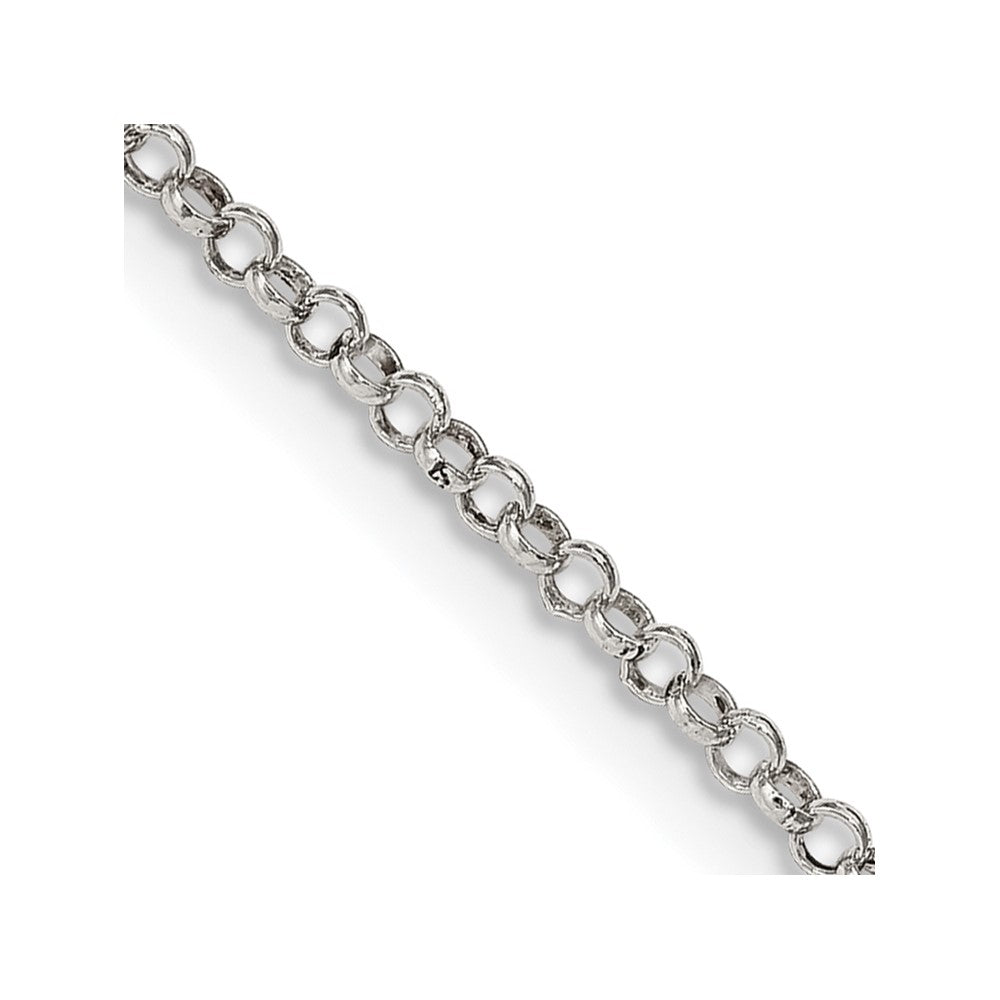FJC Finejewelers 925 Sterling Silver Rolo Chain 24 Inches x 2 mm
