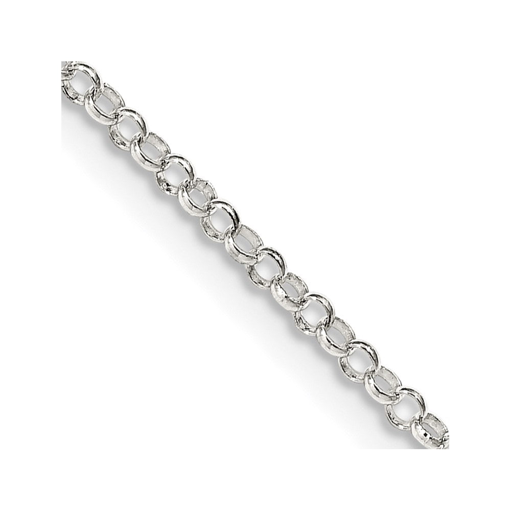 FJC Finejewelers 925 Sterling Silver Rolo Chain 22 Inches x 2 mm