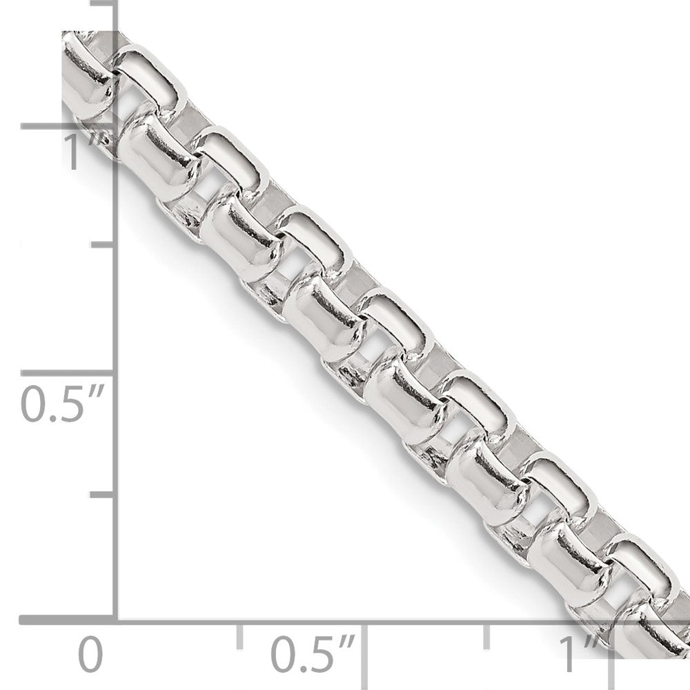 FJC Finejewelers 925 Sterling Silver Round Box Chain 20 Inches x 5.2 mm