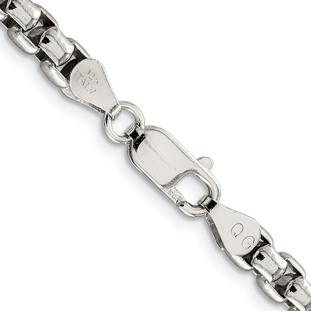 FJC Finejewelers 925 Sterling Silver Round Box Chain 24 Inches x 5.2 mm