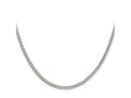 FJC Finejewelers 925 Sterling Silver Polished Curb Chain 24 Inches x 3.15 mm