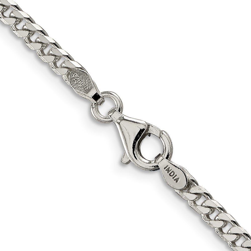 FJC Finejewelers 925 Sterling Silver Polished Curb Chain 36 Inches x 3.15 mm