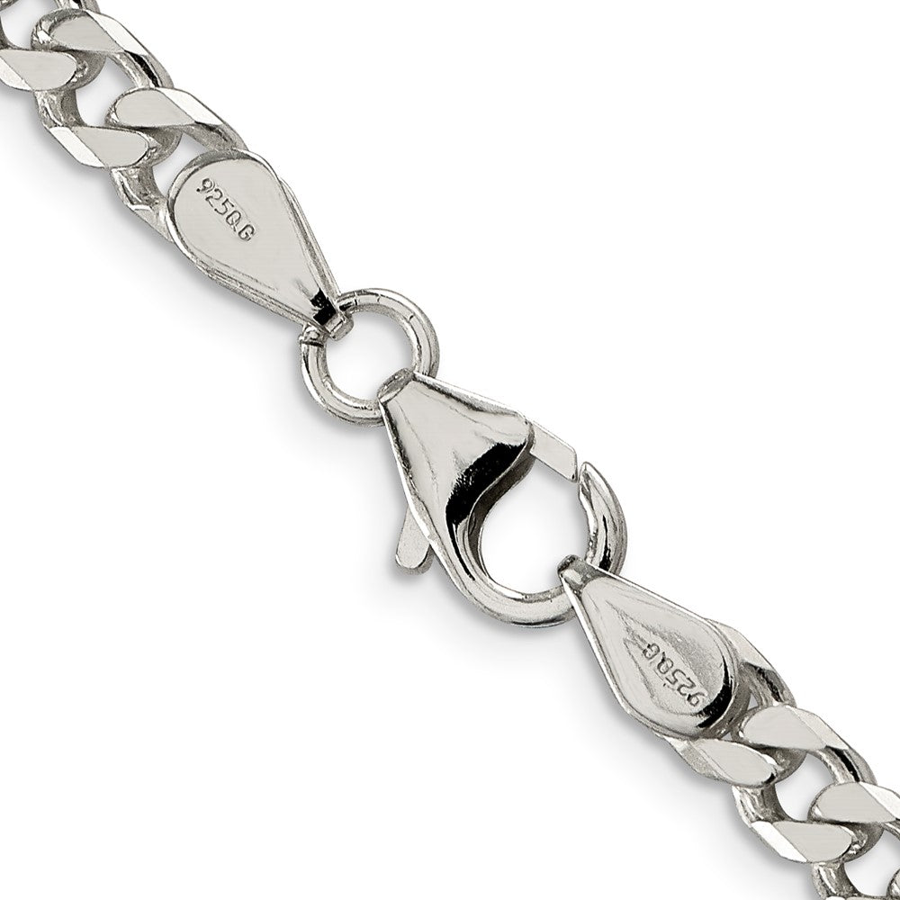 FJC Finejewelers 925 Sterling Silver Polished Curb Bracelet Chain 7 Inches x 5 mm