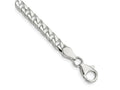 FJC Finejewelers 925 Sterling Silver Polished Curb Bracelet Chain 8 Inches x 5 mm