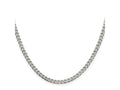 FJC Finejewelers 925 Sterling Silver Polished Curb Chain 20 Inches x 3.5 mm