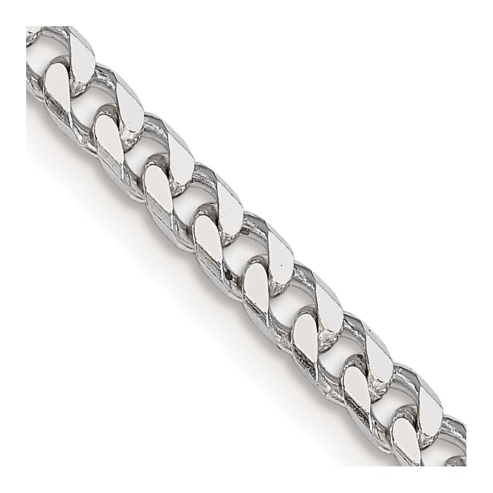 FJC Finejewelers 925 Sterling Silver Polished Curb Chain 24 Inches x 3.5 mm