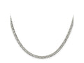 FJC Finejewelers 925 Sterling Silver 6 Side Bright Cut Flat Double Curb Chain 20 Inches x 4.25 mm