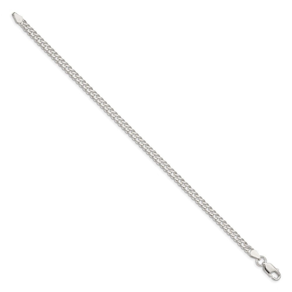 FJC Finejewelers 925 Sterling Silver 6 Side Bright Cut Flat Double Curb Bracelet Chain 8 Inches x 4.25 mm