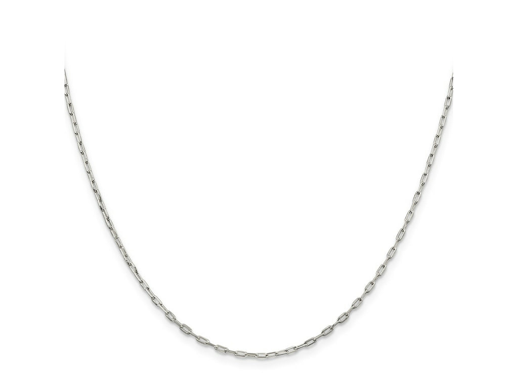 FJC Finejewelers 925 Sterling Silver Cable Elongated Open Link Chain 18 Inches x 1.75 mm