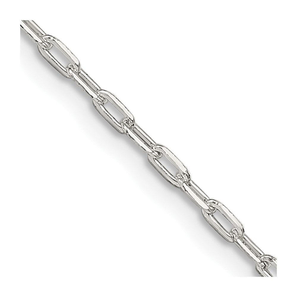 FJC Finejewelers 925 Sterling Silver Cable Elongated Open Link Chain 24 Inches x 1.75 mm