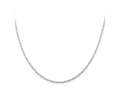 FJC Finejewelers 925 Sterling Silver Cable Elongated Open Link Chain 20 Inches x 2 mm
