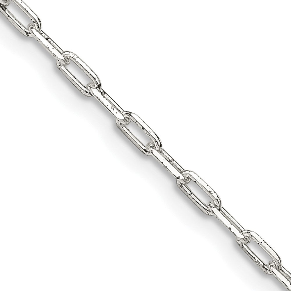 FJC Finejewelers 925 Sterling Silver Cable Elongated Open Link Chain 24 Inches x 2 mm