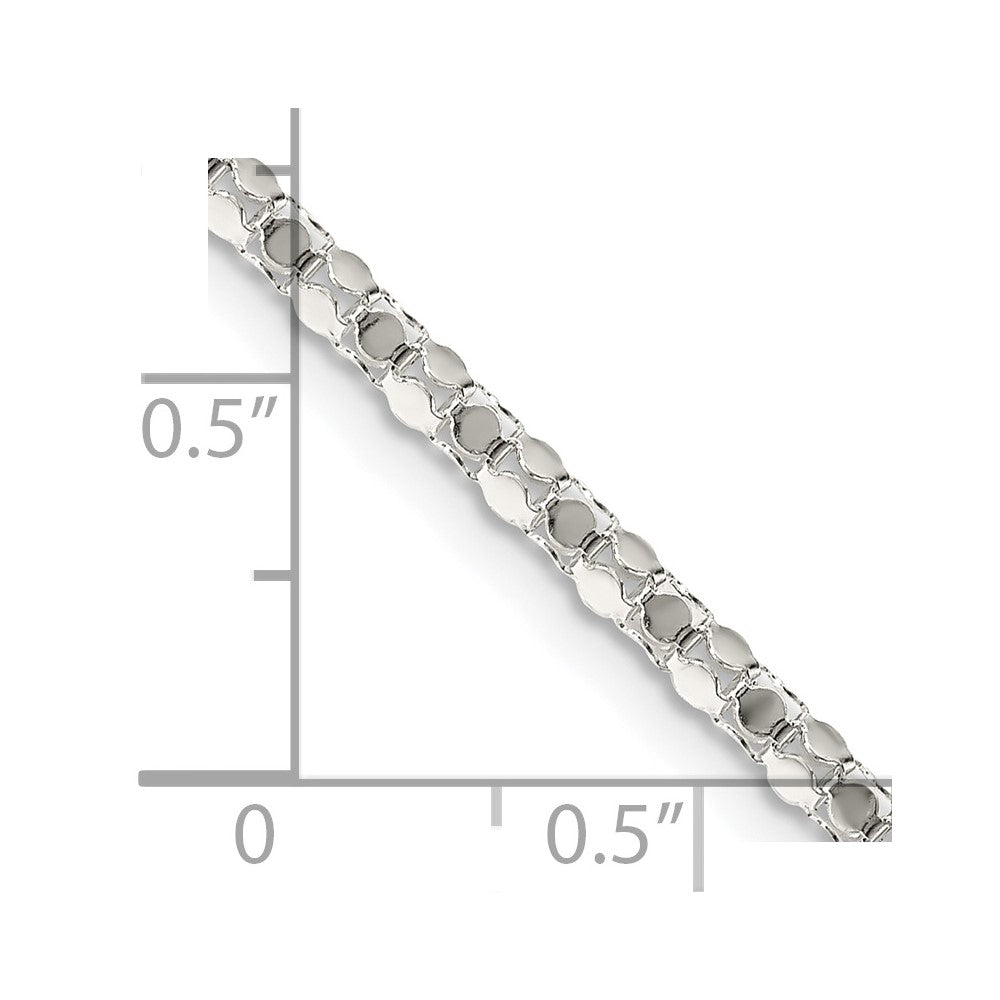 FJC Finejewelers 925 Sterling Silver Other Chain Popcorn Chain 20 Inches x 2.5 mm