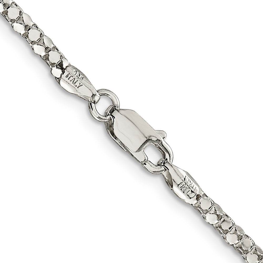 FJC Finejewelers 925 Sterling Silver Other Chain Popcorn Chain 24 Inches x 2.5 mm
