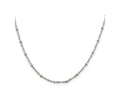 FJC Finejewelers 925 Sterling Silver Singapore with Beads Chain 24 Inches x 2.5 mm