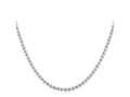 FJC Finejewelers 925 Sterling Silver Ball Fancy Beaded Chain 24 Inches x 3 mm