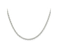 FJC Finejewelers 925 Sterling Silver Oval Fancy Rolo Chain 26 Inches x 2.75 mm