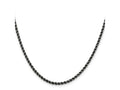 FJC Finejewelers 925 Sterling Silver Ruthenium-plated Rope Chain 26 Inches x 2.5 mm
