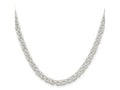 FJC Finejewelers 925 Sterling Silver Rounded Byzantine Chain 20 Inches x 4.75 mm