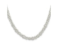 FJC Finejewelers 925 Sterling Silver Rounded Byzantine Chain 18 Inches x 5.5 mm