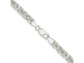 FJC Finejewelers 925 Sterling Silver Rounded Byzantine Chain Bracelet 8 Inches x 5.5 mm