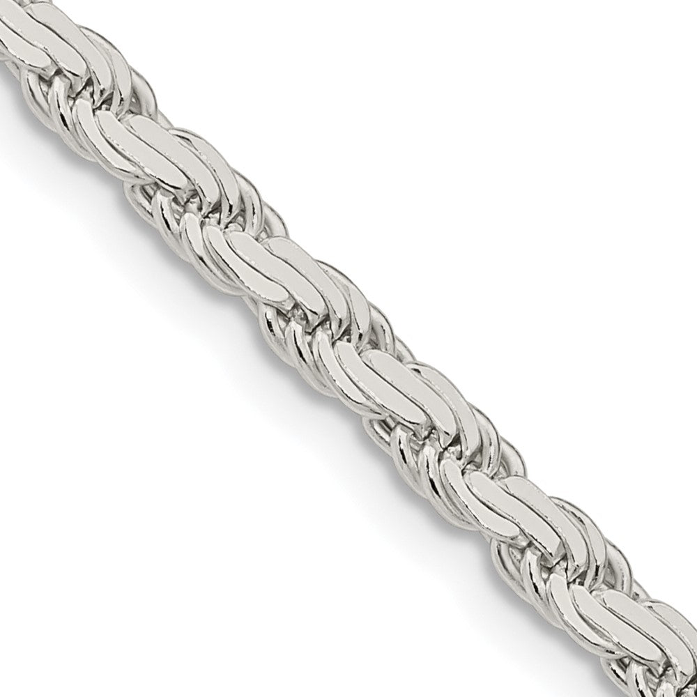 FJC Finejewelers 925 Sterling Silver Flat Rope Chain 20 Inches x 3.65 mm