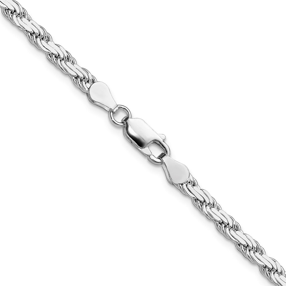FJC Finejewelers 925 Sterling Silver Flat Rope Chain 24 Inches x 3.65 mm