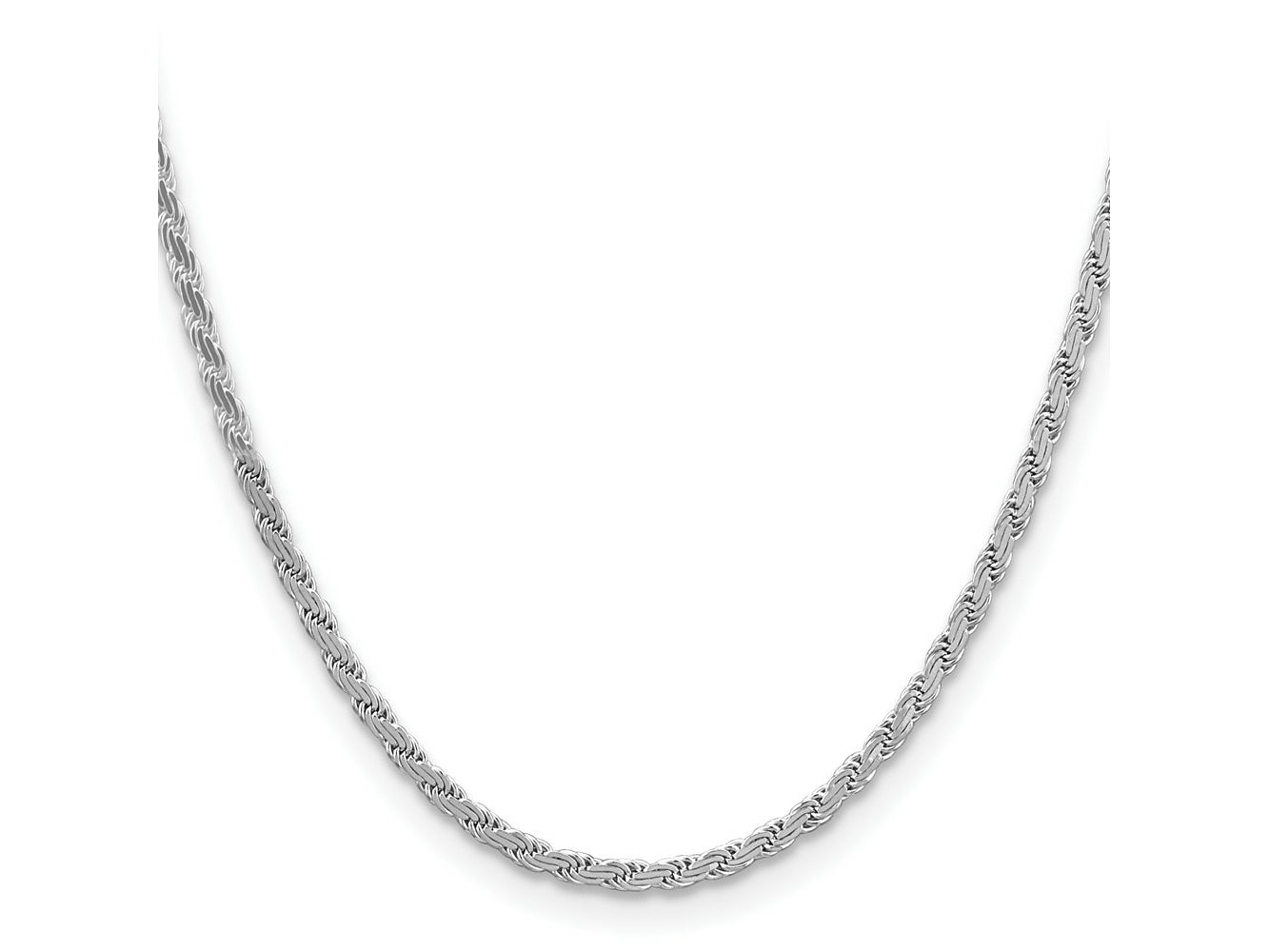 FJC Finejewelers 925 Sterling Silver Flat Rope Chain 24 Inches x 3.65 mm