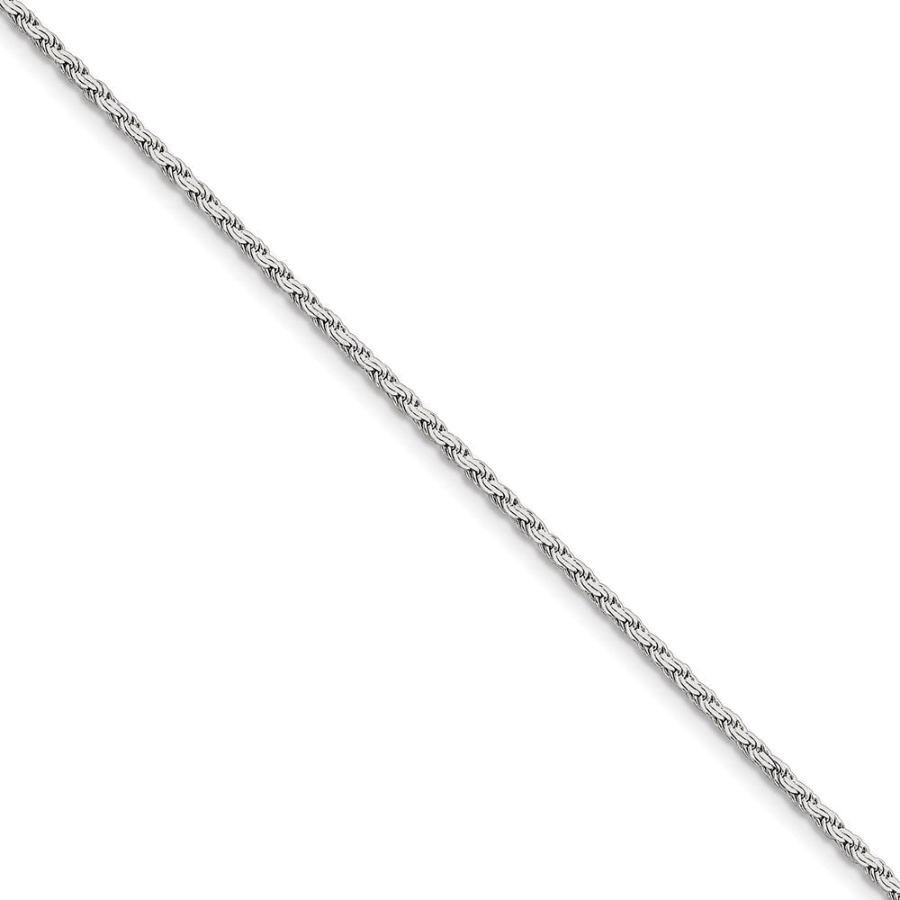 FJC Finejewelers 925 Sterling Silver Flat Rope Bracelet Chain 7 Inches x 2.25 mm