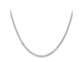 FJC Finejewelers 925 Sterling Silver Rhodium Plated Rolo Chain 24 Inches x 2.5 mm