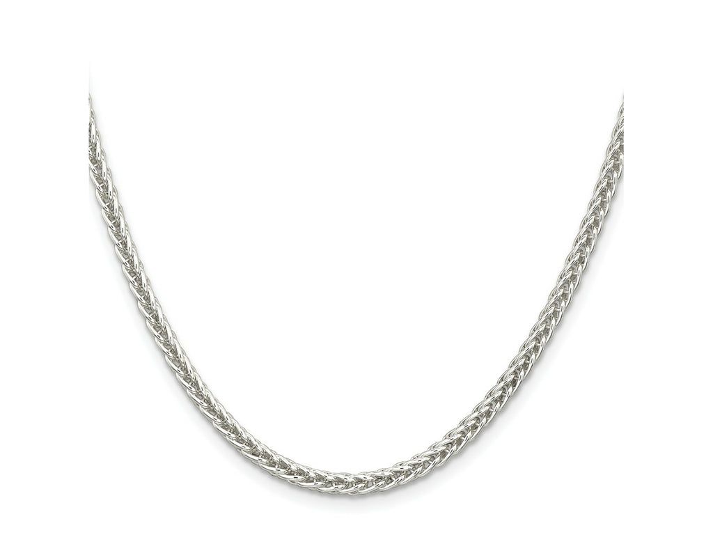 FJC Finejewelers 925 Sterling Silver Square Spiga Chain 20 Inches x 3 mm