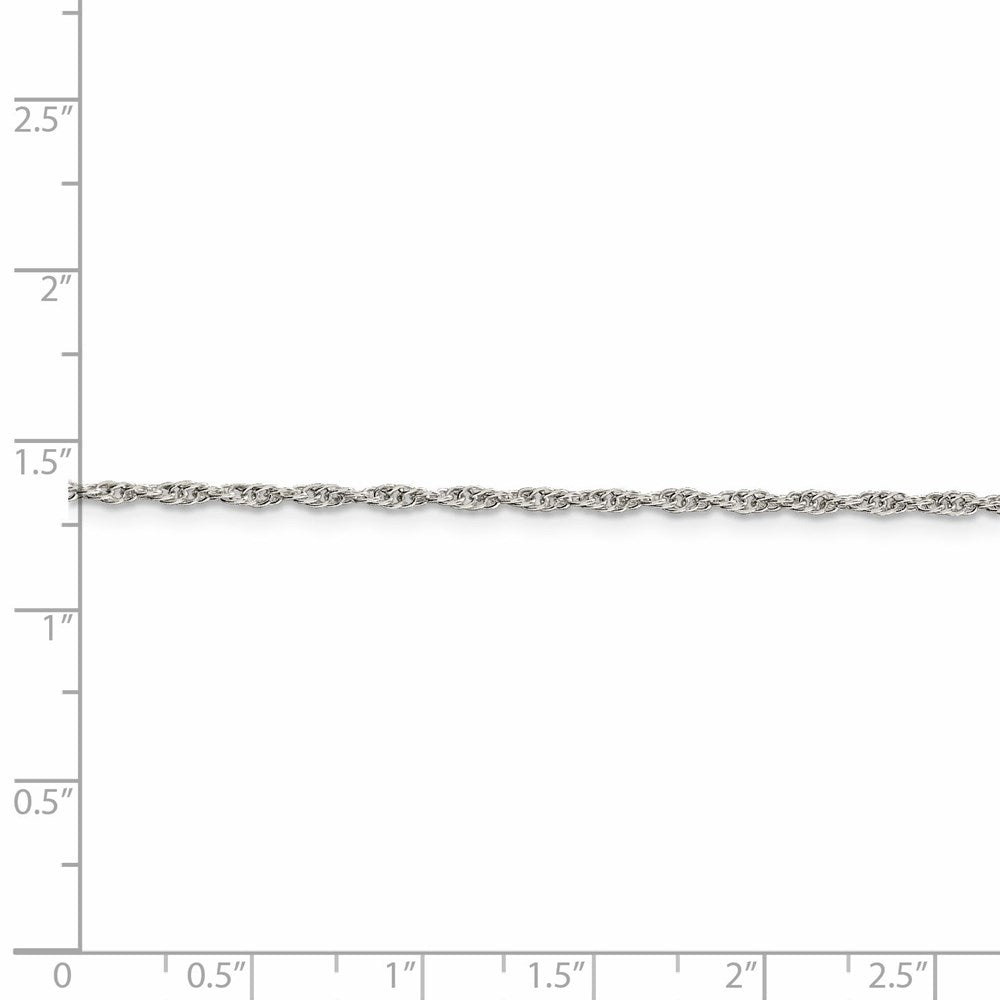 FJC Finejewelers 925 Sterling Silver Loose Rope Chain 22 Inches x 1.95 mm