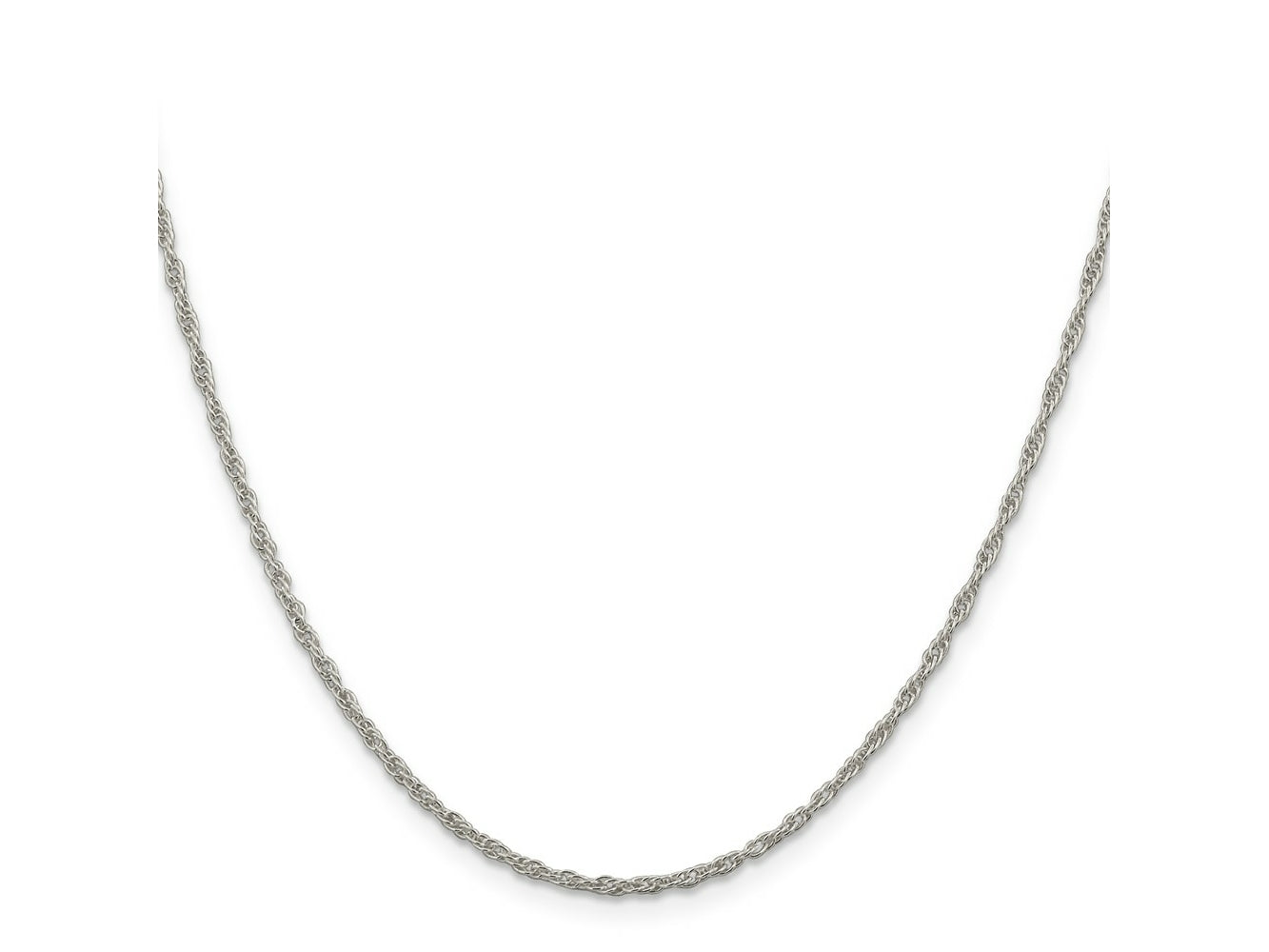 FJC Finejewelers 925 Sterling Silver Loose Rope Chain 24 Inches x 1.95 mm