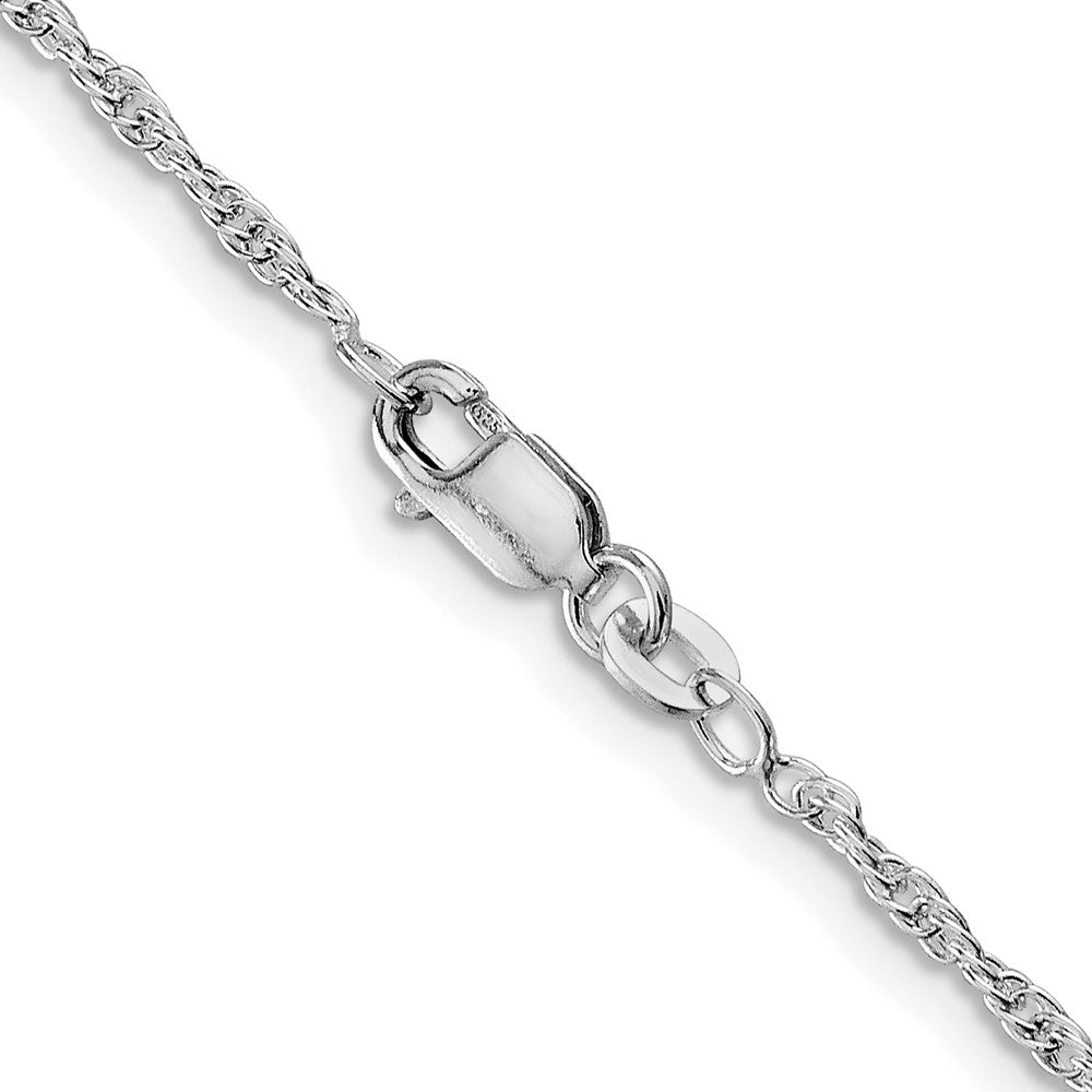 FJC Finejewelers 925 Sterling Silver Rhodium Plated Loose Rope Chain 22 Inches x 2 mm