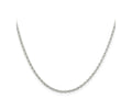 FJC Finejewelers 925 Sterling Silver Oval Fancy Rolo Chain 24 Inches x 1.6 mm
