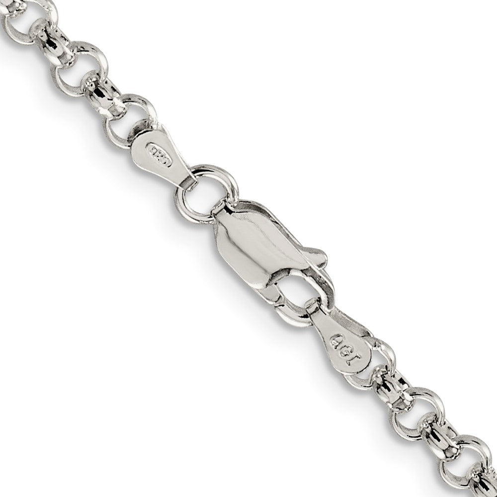 FJC Finejewelers 925 Sterling Silver Rolo Chain 18 Inches x 4 mm
