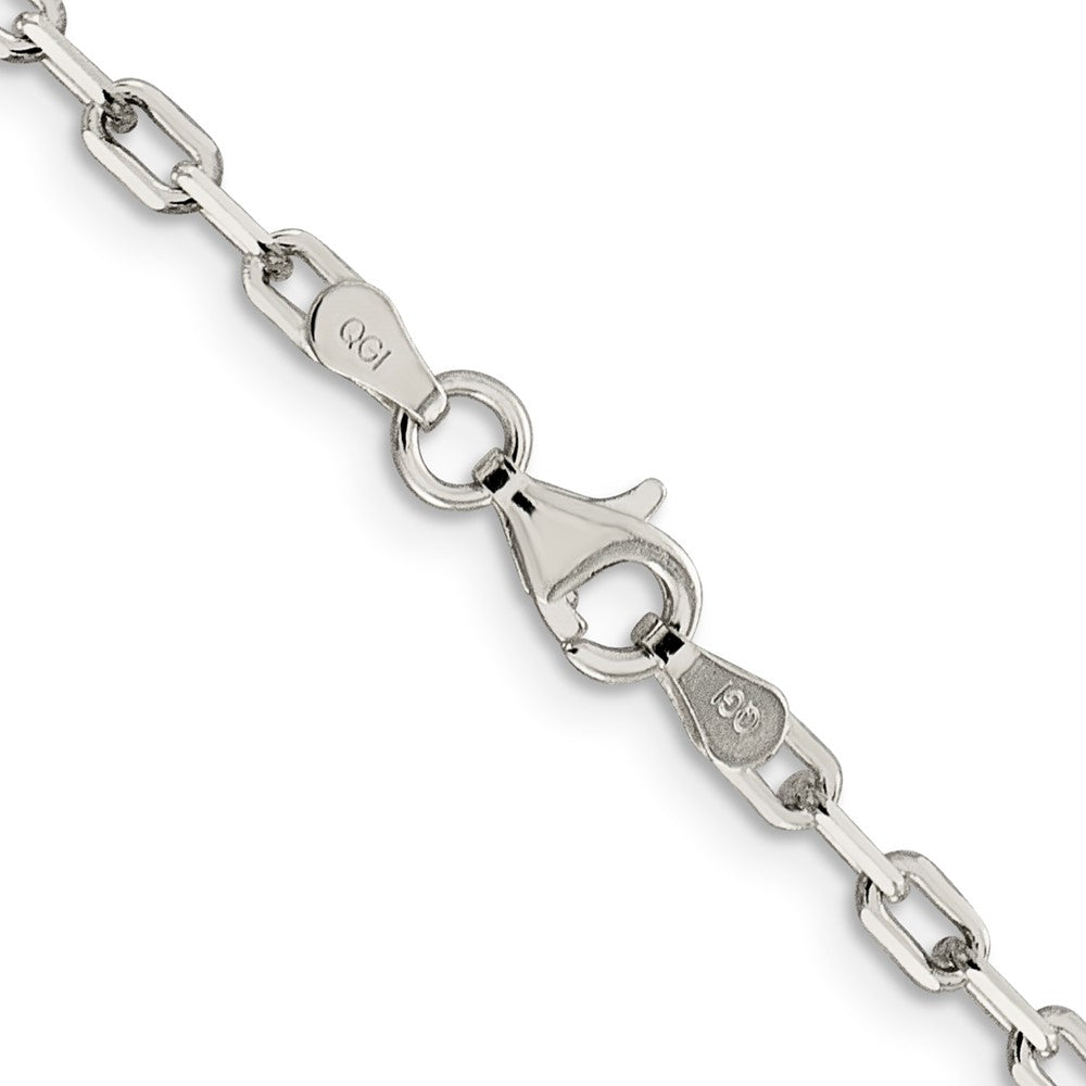 FJC Finejewelers 925 Sterling Silver Cable Elongated Open Link Chain 22 Inches x 2.75 mm