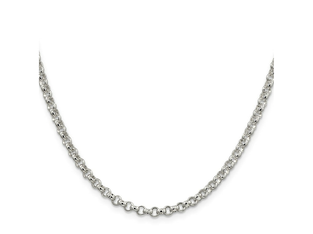 FJC Finejewelers 925 Sterling Silver Rolo Chain 30 Inches x 4 mm