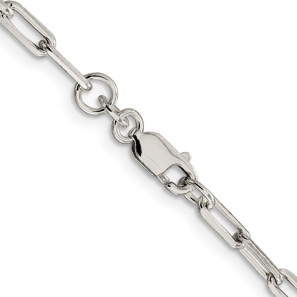 FJC Finejewelers 925 Sterling Silver Cable Elongated Open Link Chain 26 Inches x 3.25 mm