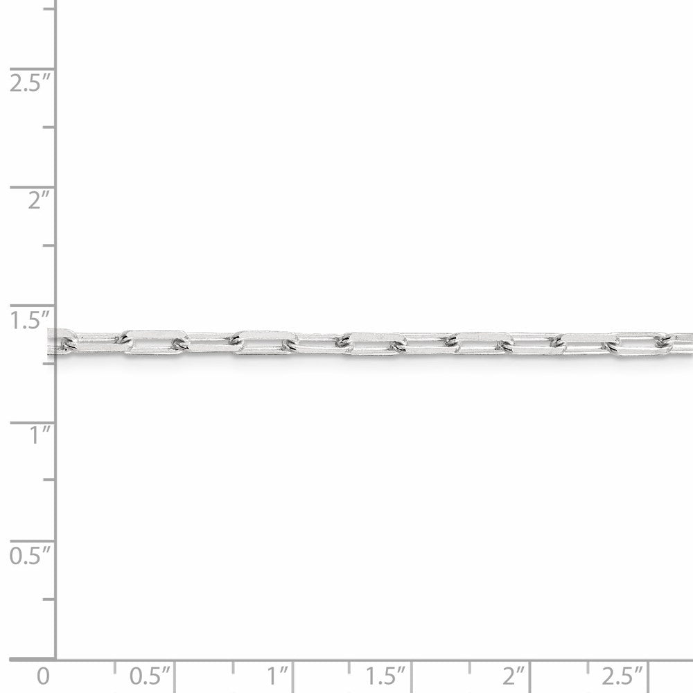 FJC Finejewelers 925 Sterling Silver Cable Elongated Open Link Chain 30 Inches x 3.25 mm