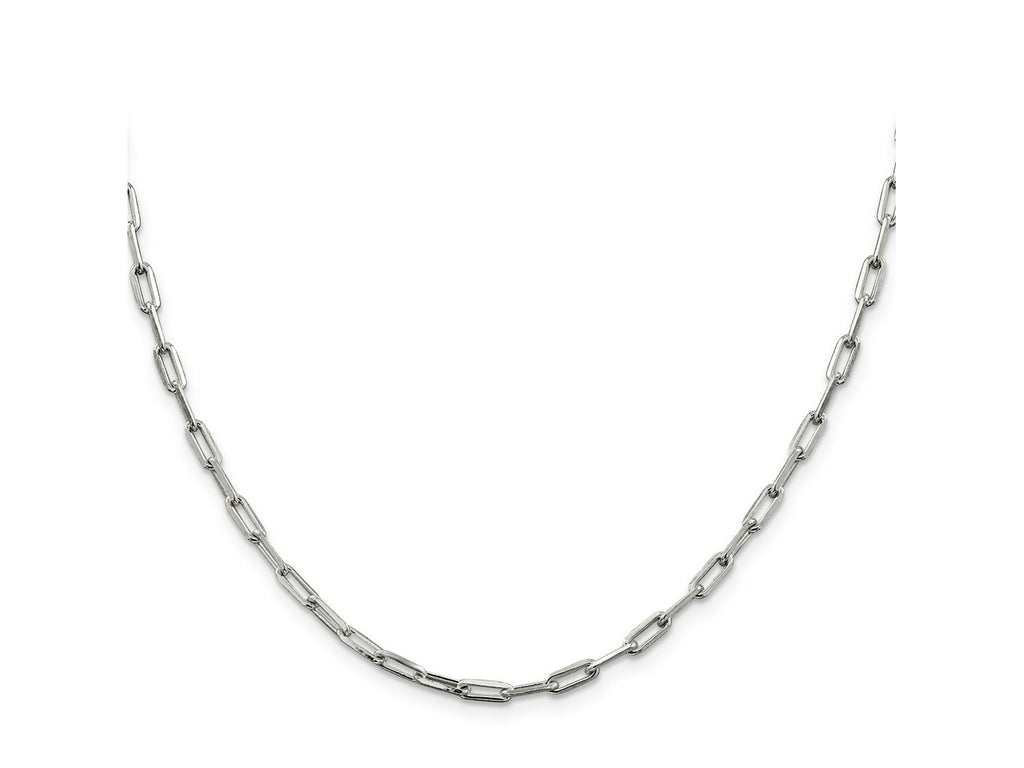 FJC Finejewelers 925 Sterling Silver Cable Elongated Open Link Chain 30 Inches x 3.25 mm