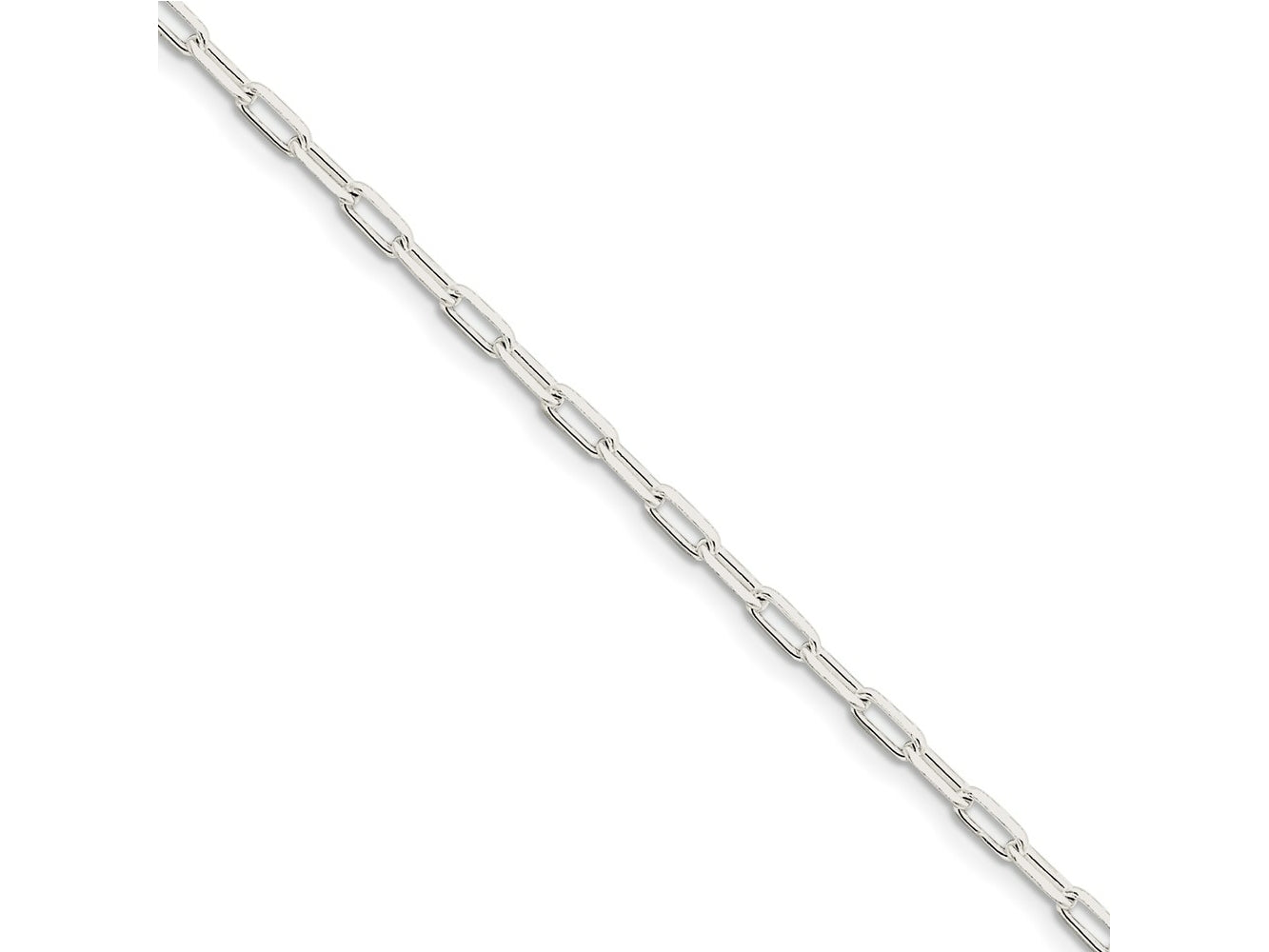 FJC Finejewelers 925 Sterling Silver Cable Elongated Open Link Bracelet Chain 7 Inches x 3.25 mm