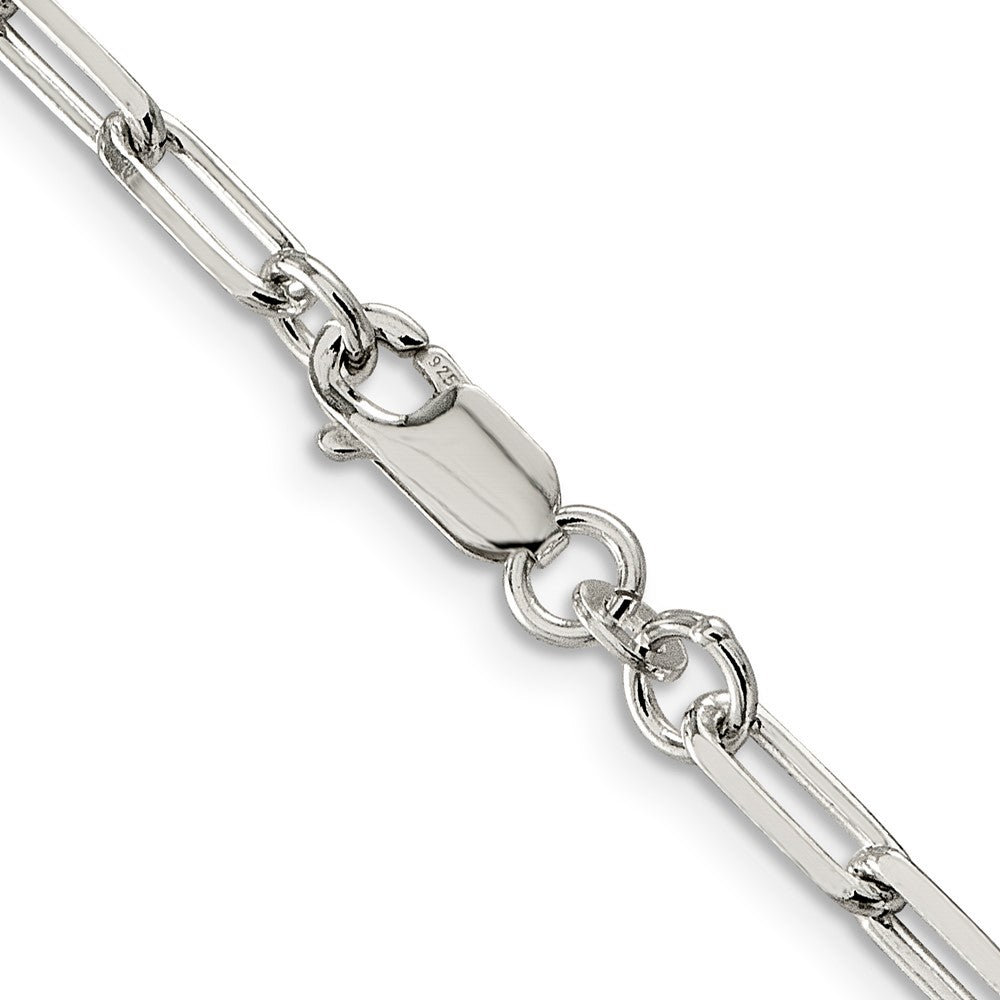 FJC Finejewelers 925 Sterling Silver Cable Elongated Open Link Chain 18 Inches x 4.25 mm