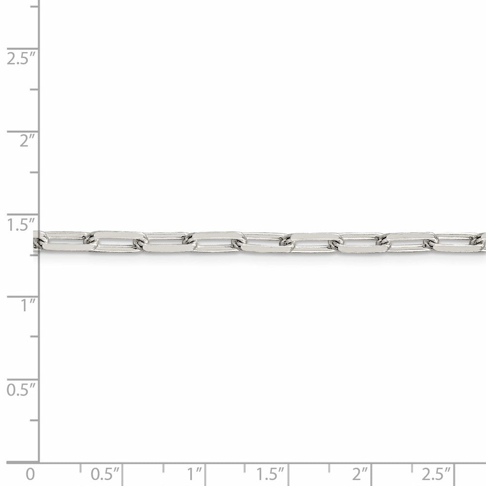 FJC Finejewelers 925 Sterling Silver Cable Elongated Open Link Chain 24 Inches x 4.25 mm