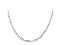 FJC Finejewelers 925 Sterling Silver Cable Elongated Open Link Chain 24 Inches x 4.25 mm