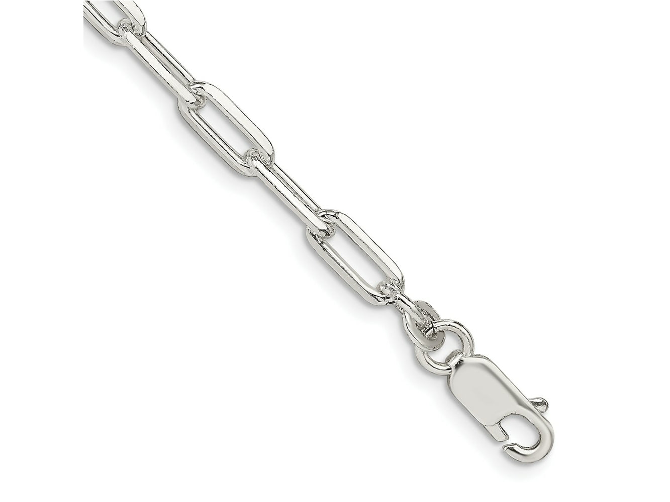 FJC Finejewelers 925 Sterling Silver Cable Elongated Open Link Bracelet Chain 8 Inches x 4.25 mm