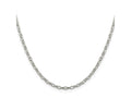 FJC Finejewelers 925 Sterling Silver Hand Made Fancy Patterned Rolo Chain 30 Inches x 3 mm