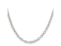 FJC Finejewelers 925 Sterling Silver Hand Made Fancy Patterned Rolo Chain 18 Inches x 4.55 mm