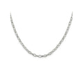 FJC Finejewelers 925 Sterling Silver Hand Made Fancy Patterned Rolo Chain 24 Inches x 3.75 mm